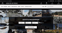 Desktop Screenshot of lexusoflasvegas.com